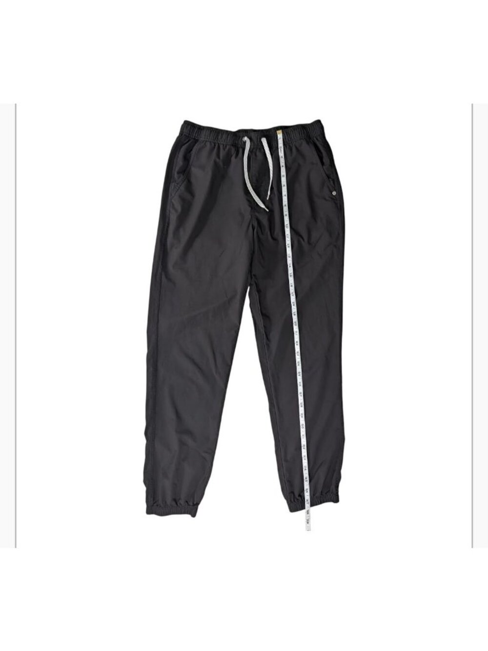 vuori Black Jogger Pants with elastic waist men's size M